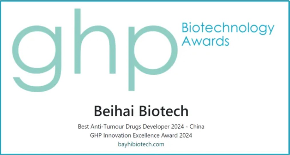 乐动手机网页版登录入口荣获 Biotechnology Awards “2024年GHP创新卓越奖-最佳抗肿瘤药物公司”